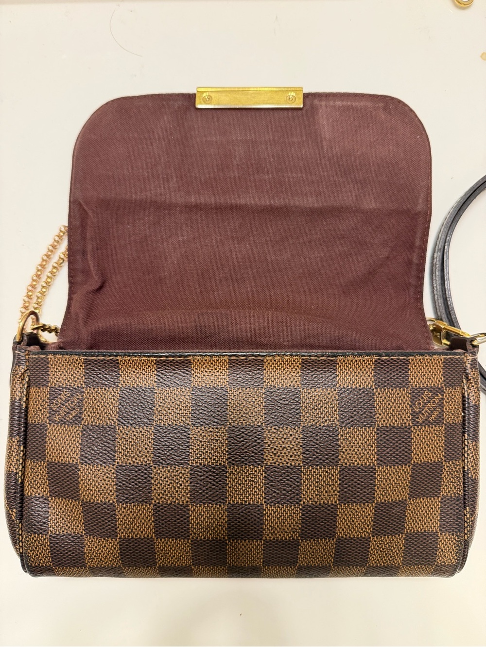 Louis Vuitton Damier Ebene Favorite PM Crossbody - Picture 6 of 12